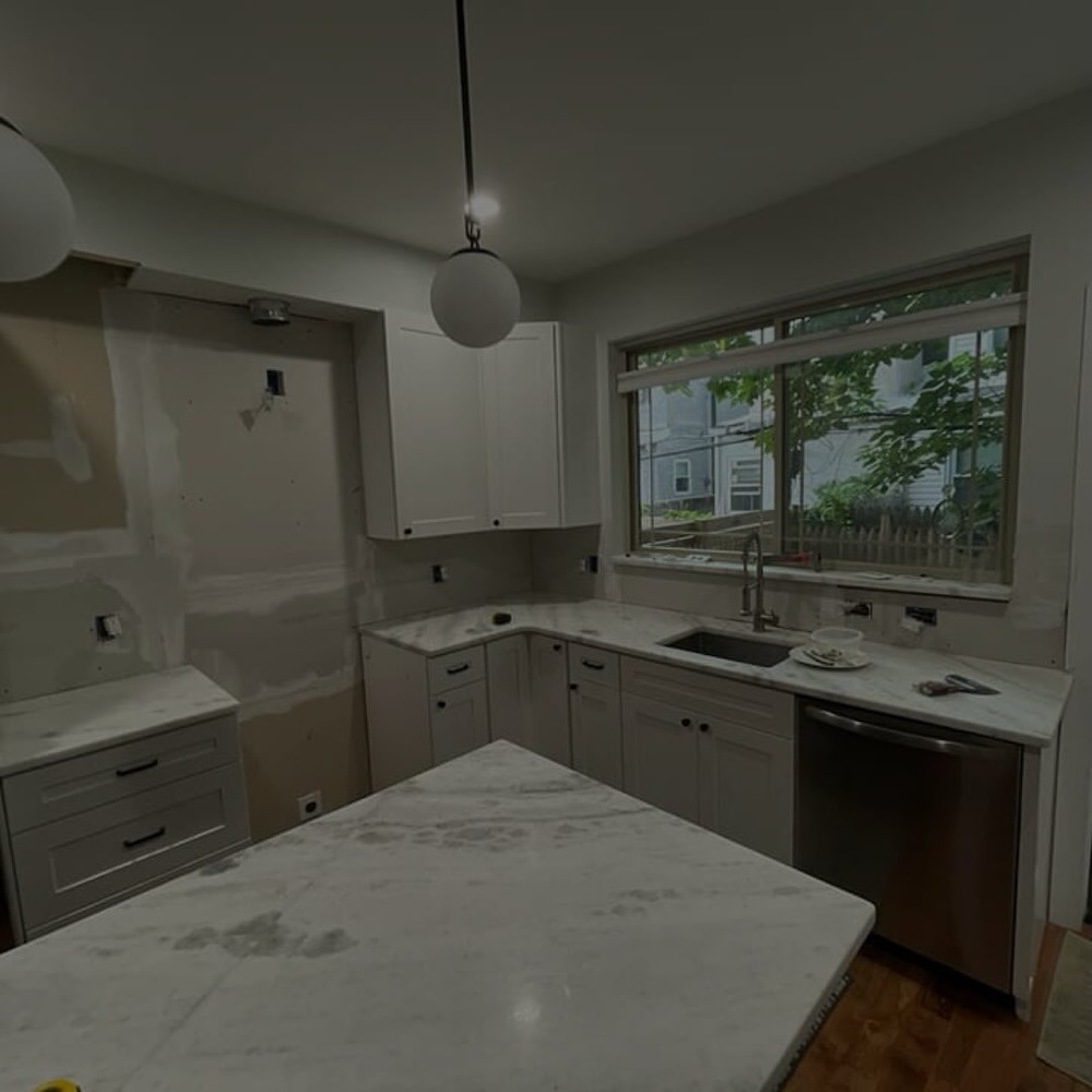 Finished kitchen remodel by Tesa Remodeling
